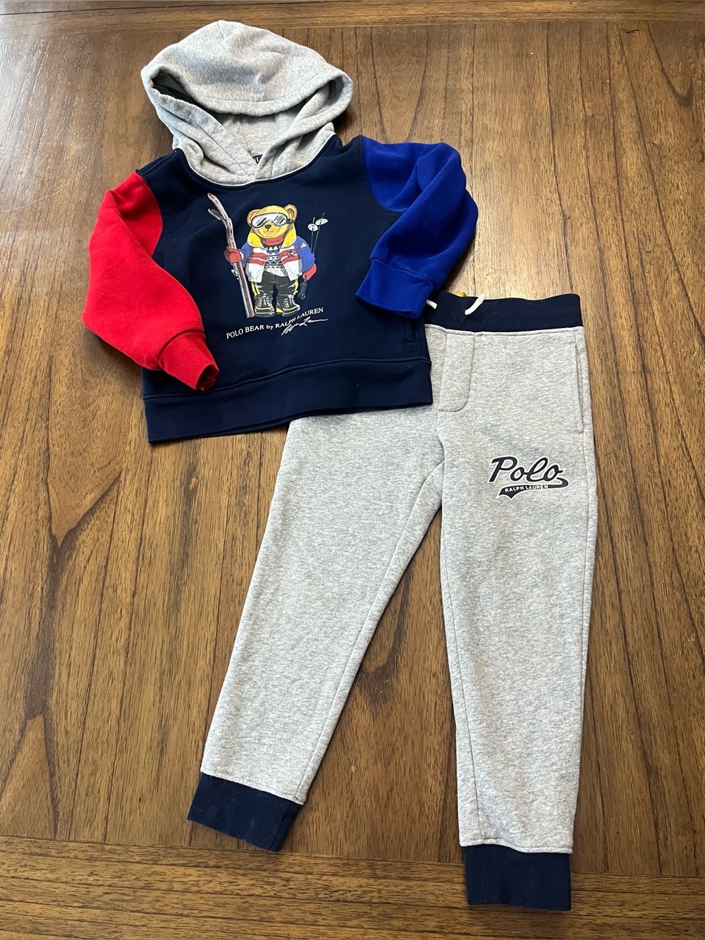 Polo Ralph Lauren 2-piece fleece tracksuit set, Size 4T